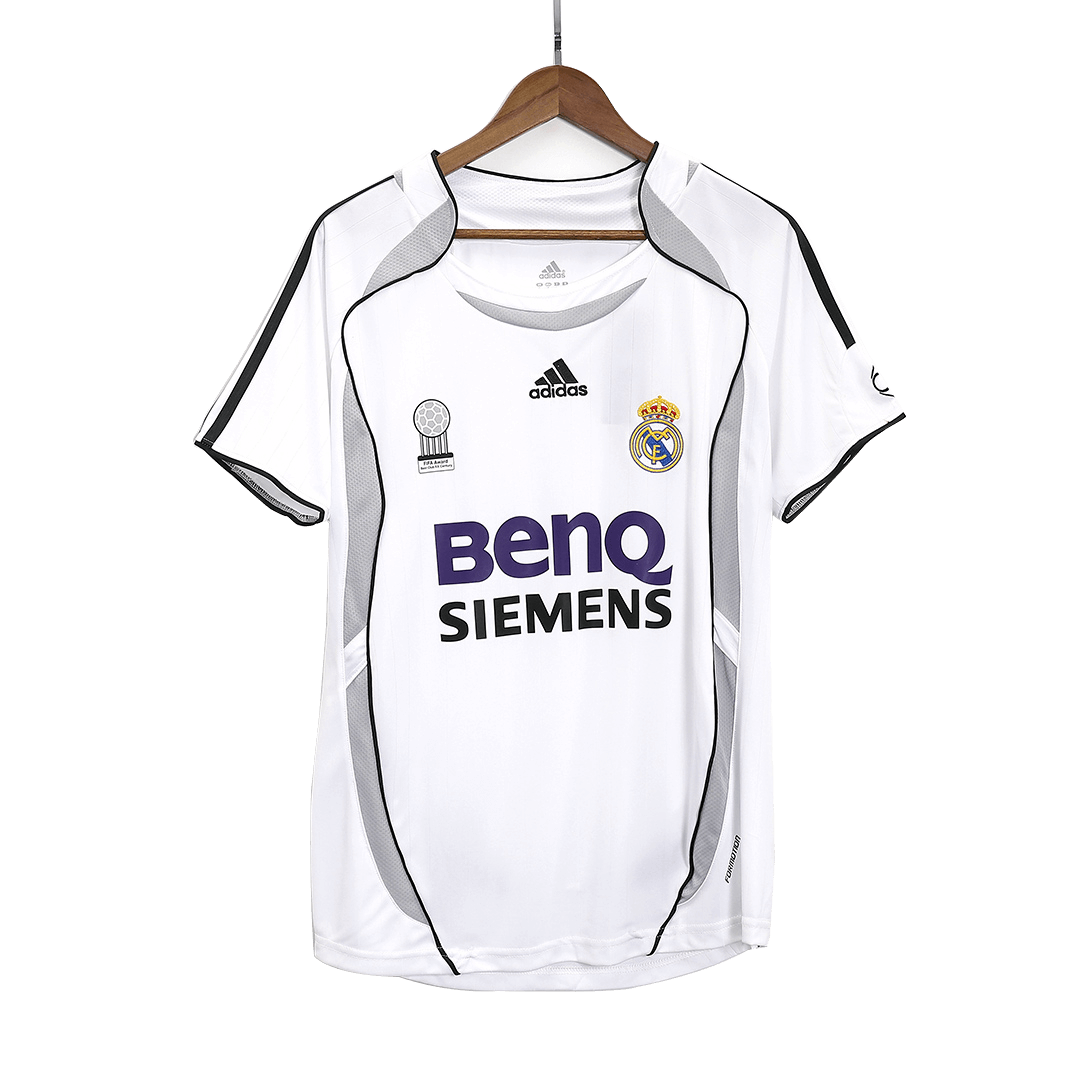 Męska Koszulka Retro Domowa Real Madrid 2006/07
