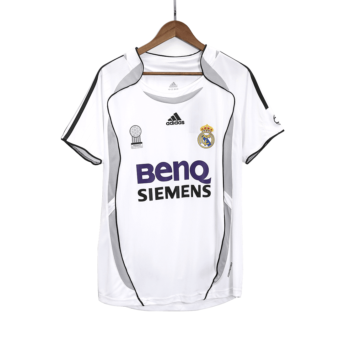 Męska Koszulka Retro Domowa Real Madrid BECKHAM #23 2006/07 - Topowe Koszulki Pilkarskie Sklep Internetowy