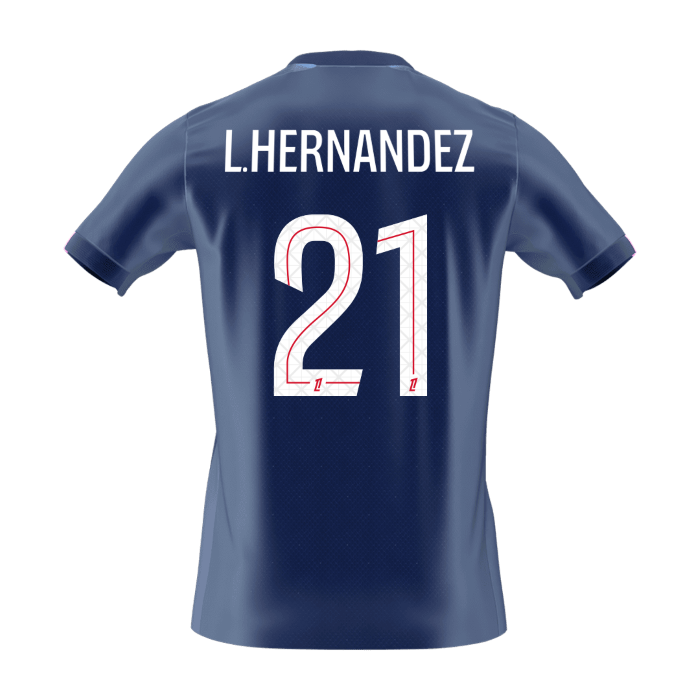 Męska Koszulka Domowa PSG L.HERNANDEZ #21 2025/26 [PREMIUM]