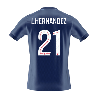 Męska Koszulka Domowa PSG L.HERNANDEZ #21 2025/26 [PREMIUM]