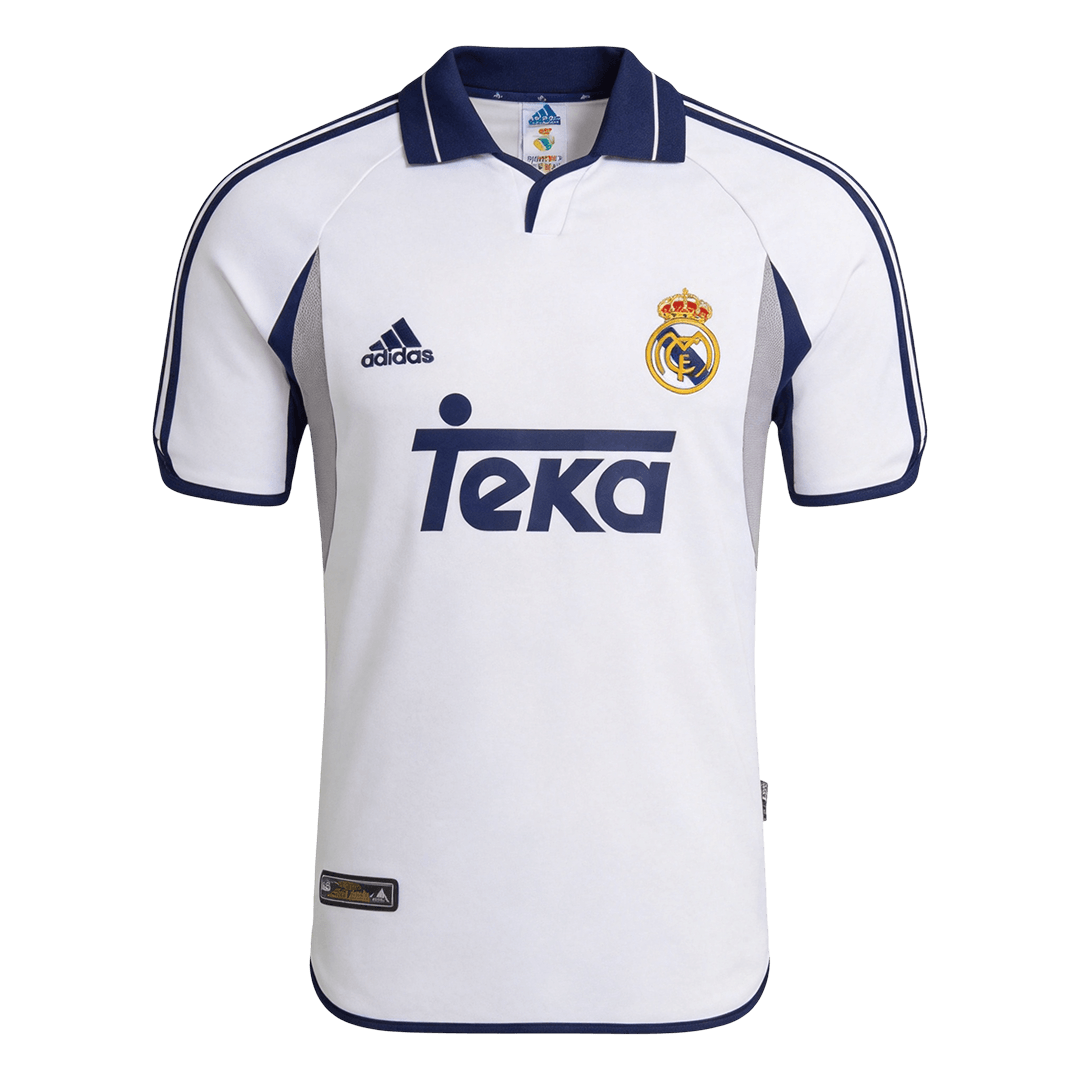 Męska Koszulka Retro Domowa Real Madrid 2000/01