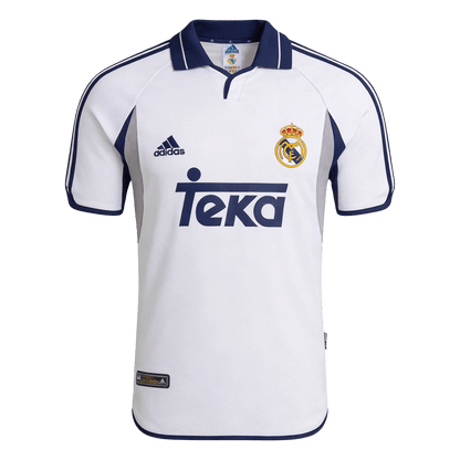 Męska Koszulka Retro Domowa Real Madrid 2000/01