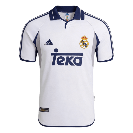 Męska Koszulka Retro Domowa Real Madrid 2000/01