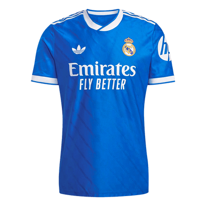 Męska Koszulka Trzecia Wyjazdowa Real Madrid CAMAVINGA #6 Wersja Piłkarska 2025/26 - Slim Fit