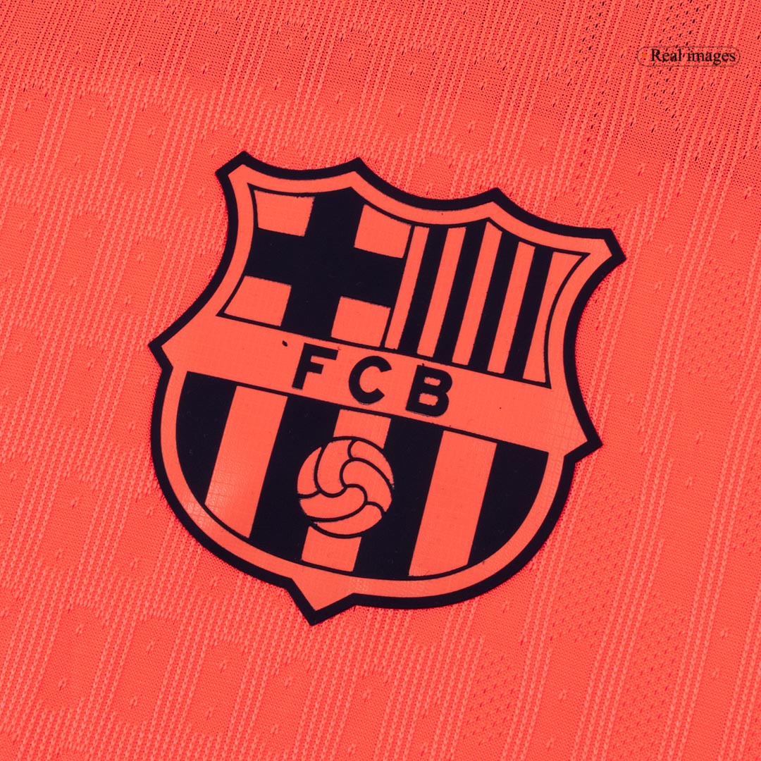 Męska Koszulka Trzecia Wyjazdowa Barcelona ROONY #28 Wersja Piłkarska 2025/26 - Slim Fit