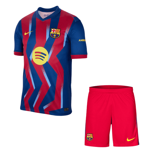 Męski Zestaw Fourth Away Barcelona (Koszulka+Spodenki) 2025/26
