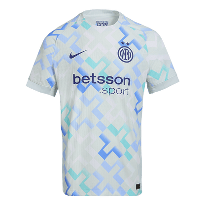 Męska Koszulka Wyjazdowa Inter Milan DUMFRIES #2 Wersja Piłkarska 2025/26 - Slim Fit - Topowe Koszulki Pilkarskie Sklep Internetowy