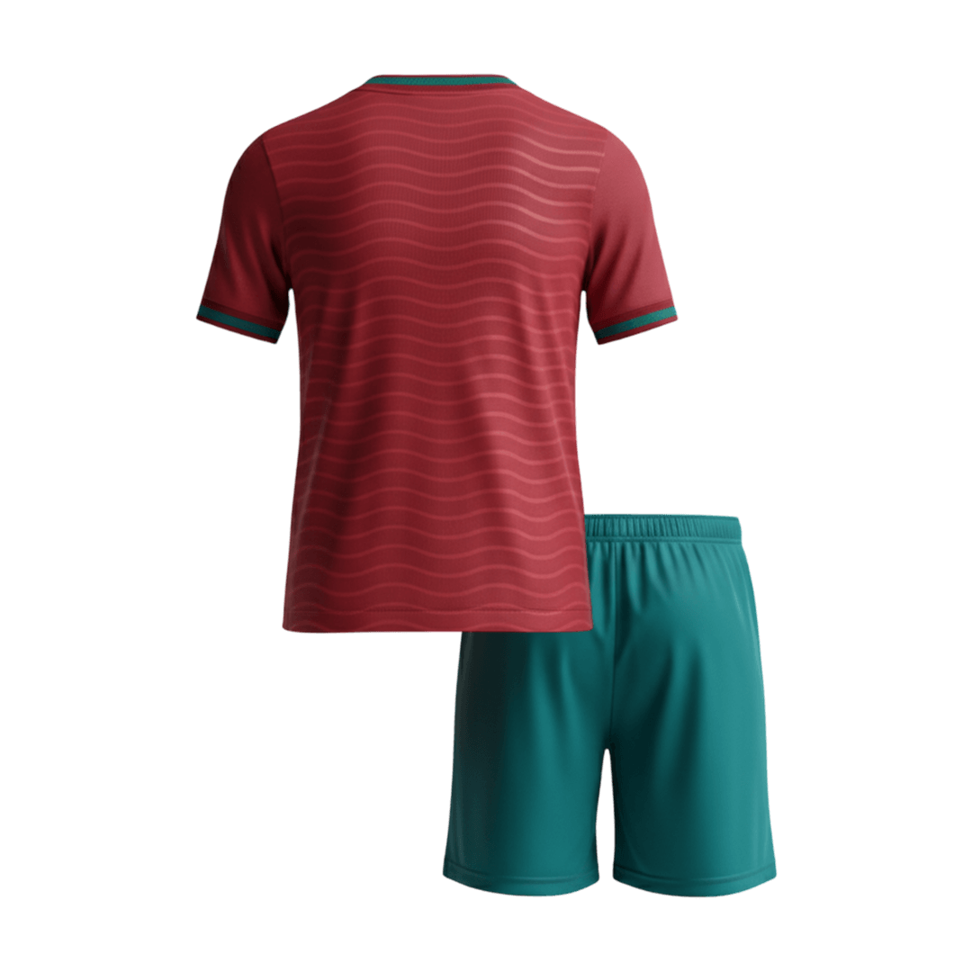 Dziecięcy Zestaw Domowa Portugal (Koszulka+Spodenki) 2026
