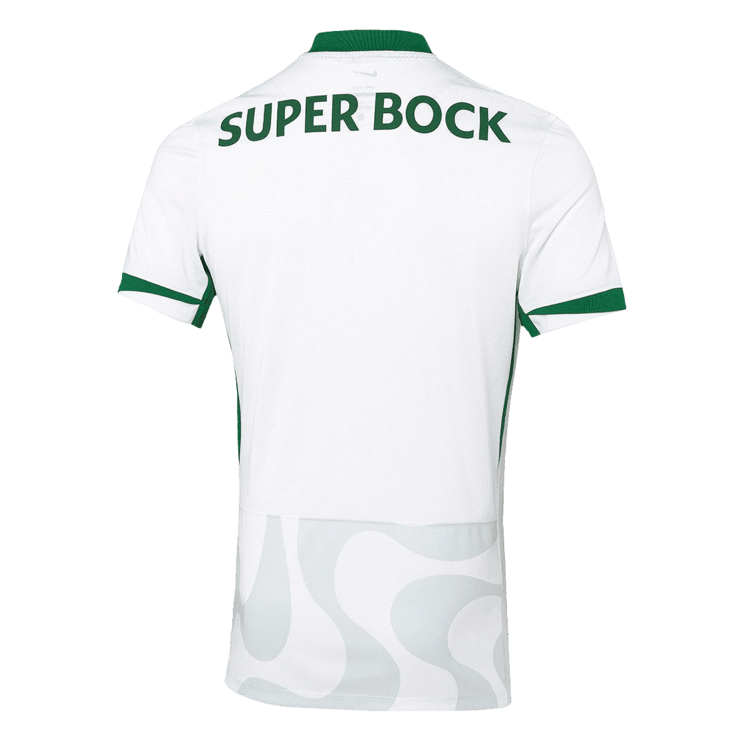 Męska Alternatywna Koszulka Sporting CP 25/26 Biała - Topowe Koszulki Pilkarskie Sklep Internetowy