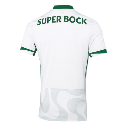 Męska Alternatywna Koszulka Sporting CP 25/26 Biała - Topowe Koszulki Pilkarskie Sklep Internetowy