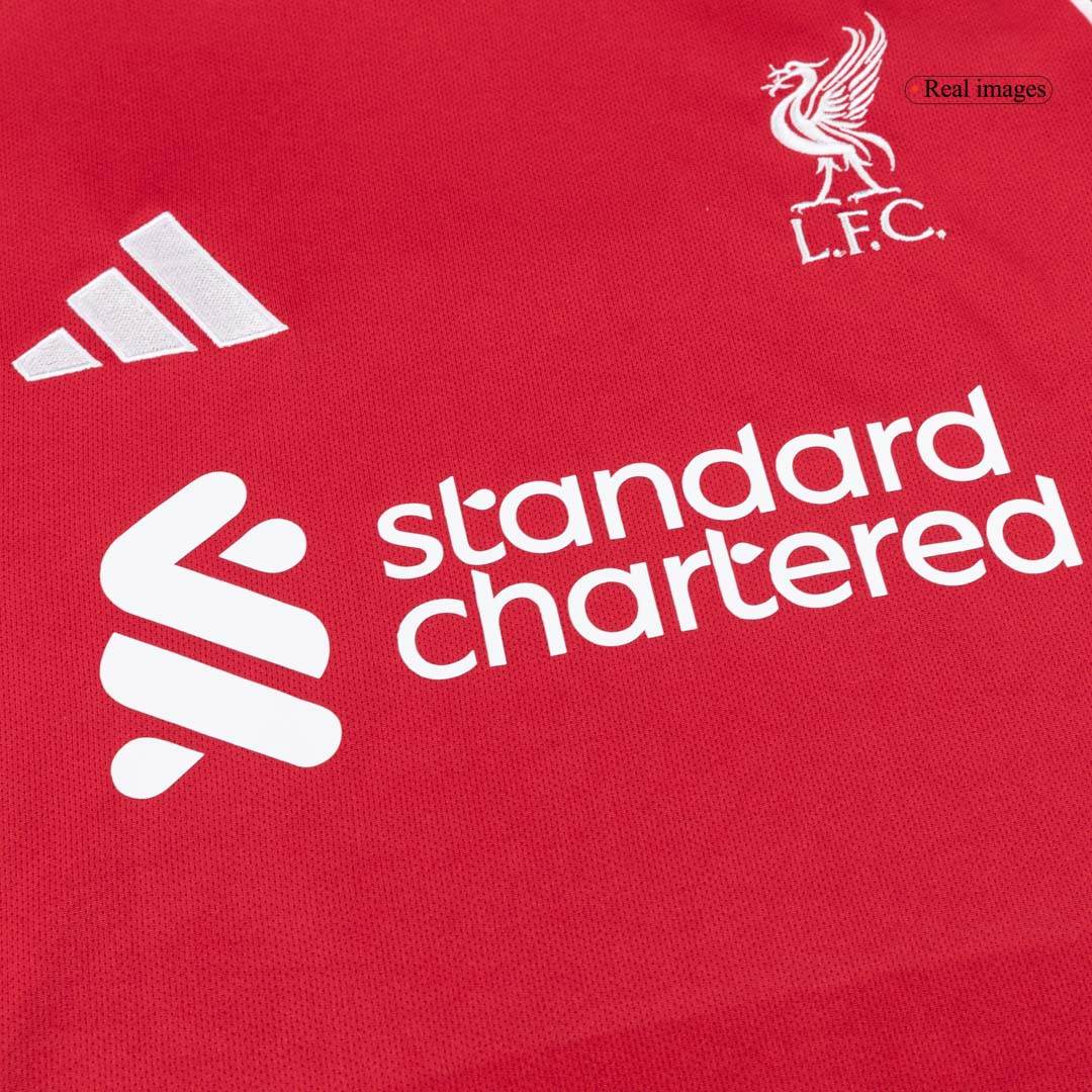 Męska Koszulka Domowa Liverpool z Długim Rękawem 25/26 - Topowe Koszulki Pilkarskie Sklep Internetowy