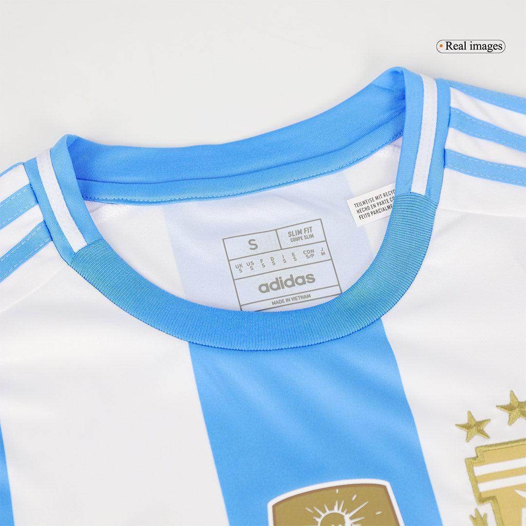 Męski Zestaw Domowy Argentyna 2024 (Koszulka + Spodenki + Skarpety) - Topowe Koszulki Pilkarskie Sklep Internetowy