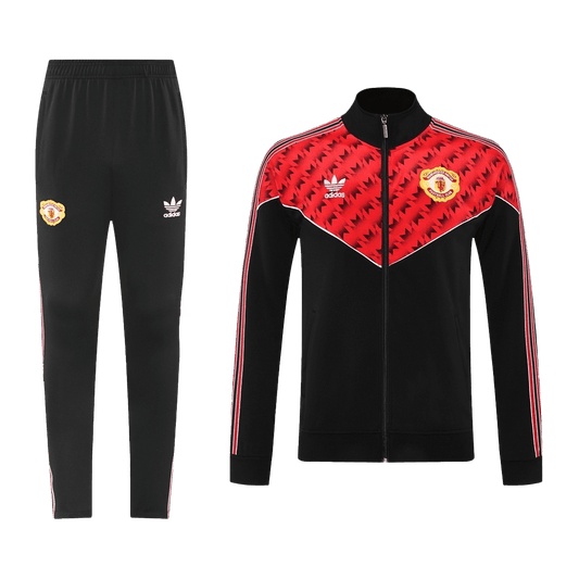 Męski Zestaw Treningowy Manchester United 2025/26 (Kurtka+Spodnie) - Topowe Koszulki Pilkarskie Sklep Internetowy