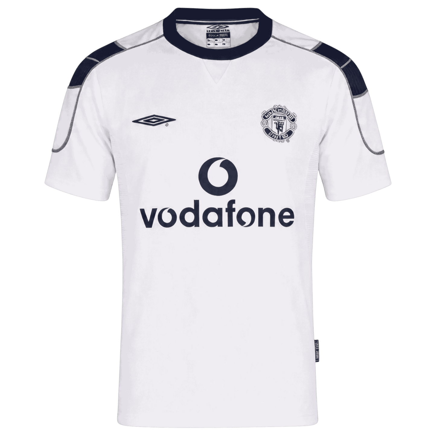 Męska Koszulka Retro Wyjazdowa Manchester United 2000/01