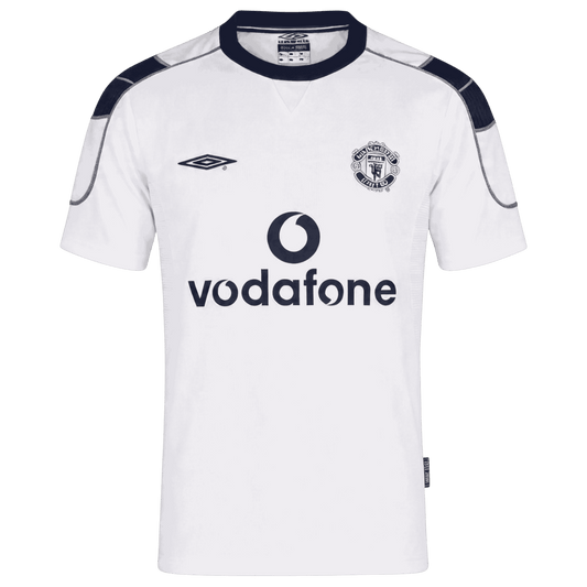Męska Koszulka Retro Wyjazdowa Manchester United 2000/01