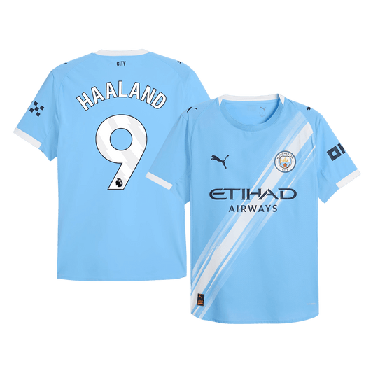 Męska Koszulka Domowa Manchester City HAALAND #9 Wersja Piłkarska 2025/26 - Slim Fit - Topowe Koszulki Pilkarskie Sklep Internetowy