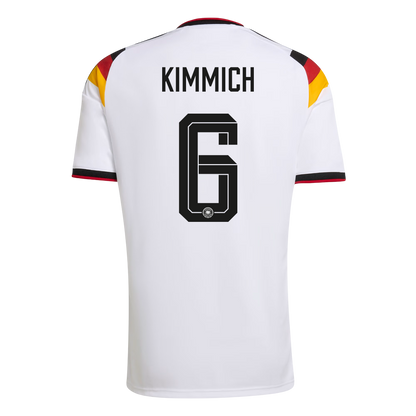 Męska Koszulka Domowa Niemcy KIMMICH #6 World Cup 2026