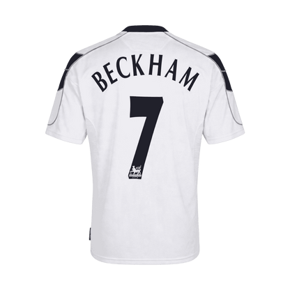 Męska Koszulka Retro Wyjazdowa Manchester United BECKHAM #7 2000/01