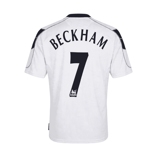 Męska Koszulka Retro Wyjazdowa Manchester United BECKHAM #7 2000/01