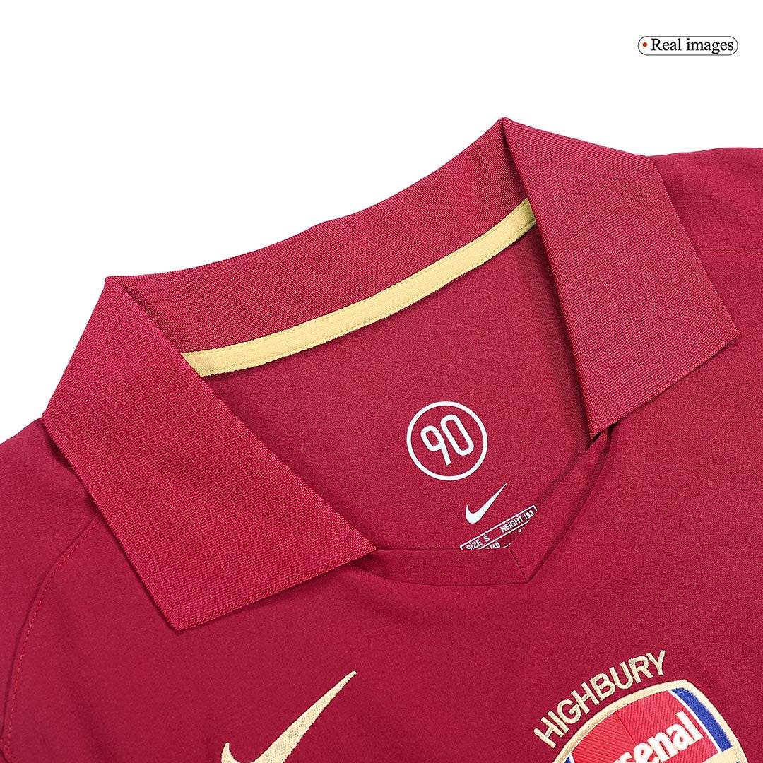 BERGKAMP #10 Męska retro domowa koszulka Arsenal 05/06 - Topowe Koszulki Pilkarskie Sklep Internetowy