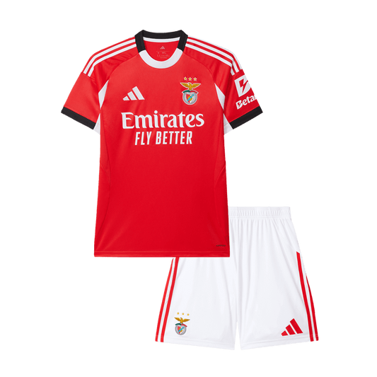 Dziecięcy Zestaw Domowa Benfica (Koszulka+Spodenki) 2025/26