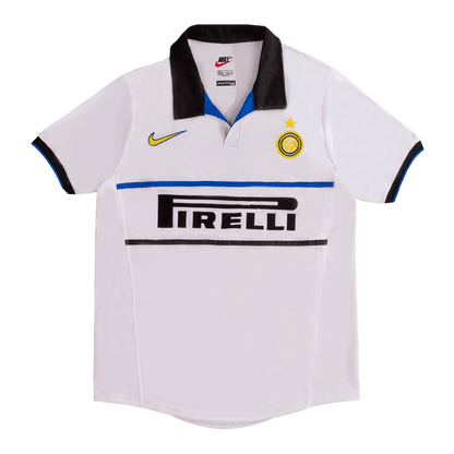 Męska wyjazdowa koszulka piłkarska Inter Mediolan Retro 1998/99 - Topowe Koszulki Pilkarskie Sklep Internetowy