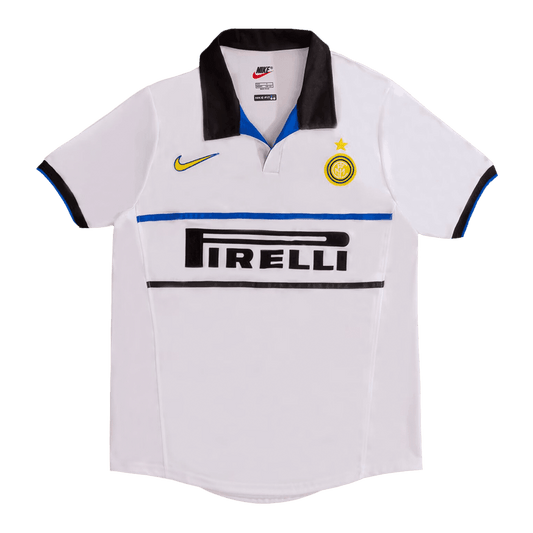 Męska wyjazdowa koszulka piłkarska Inter Mediolan Retro 1998/99 - Topowe Koszulki Pilkarskie Sklep Internetowy