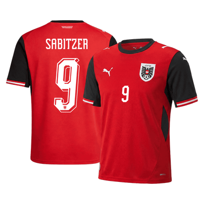 Męska koszulka Austrii domowa SABITZER #9 – Mundial 2026