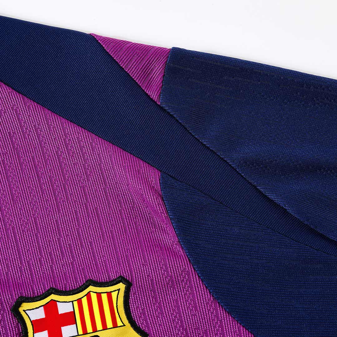 Juniorski Barcelona Bluza z zamkiem Komplet Dresowy 2025/26
