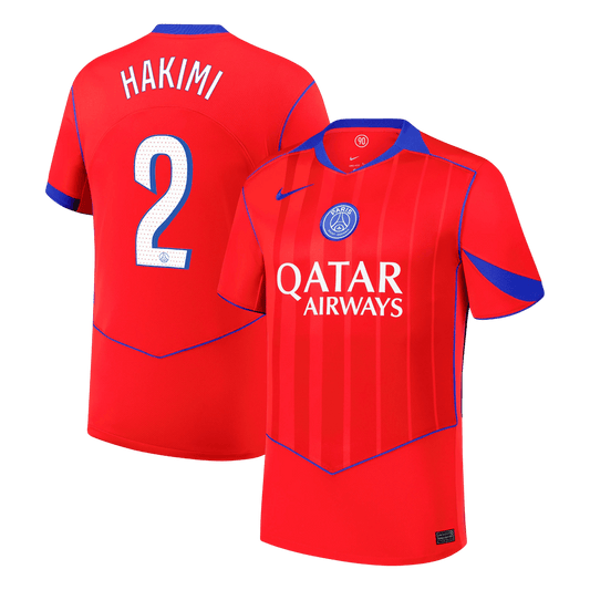 Męska Koszulka Trzecia Wyjazdowa PSG HAKIMI #2 2025/26