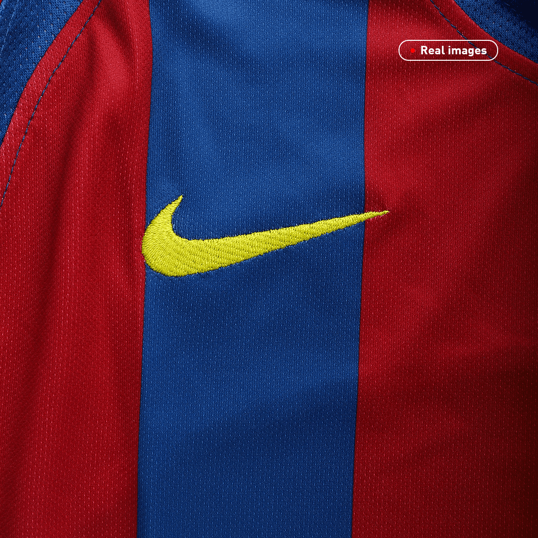 Koszulka Retro Domowa Barcelona 2005/06 - UCL - Topowe Koszulki Pilkarskie Sklep Internetowy
