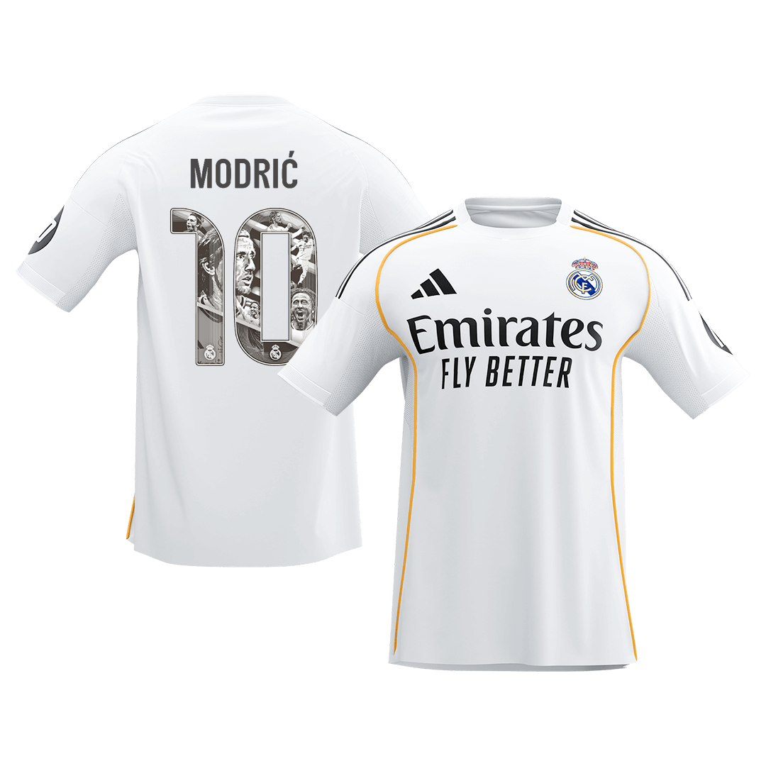 Męska Koszulka Domowa Real Madryt MODRIĆ Special #10 2025/26