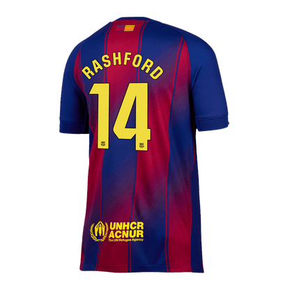Męska Koszulka Domowa Barcelona RASHFORD #14 2025/26 - Topowe Koszulki Pilkarskie Sklep Internetowy