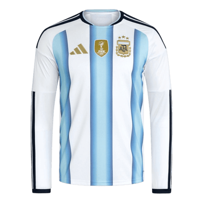 Męska Koszulka Domowa Argentina 2026 z Długim Rękawem - World Cup