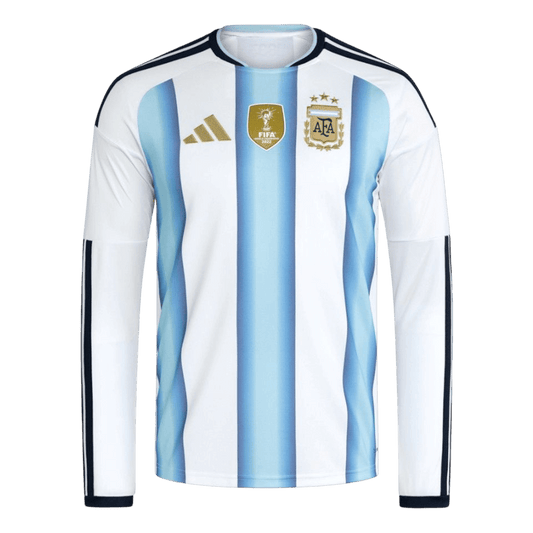 Męska Koszulka Domowa Argentina 2026 z Długim Rękawem - World Cup