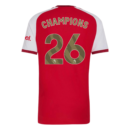 Męska koszulka Arsenal domowa CHAMPIONS #26 wersja zawodnicza 2026/27