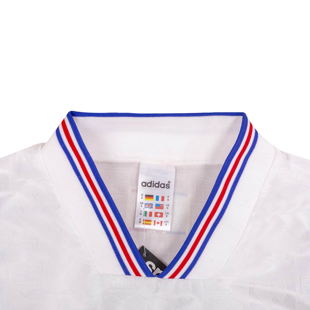 Męska Koszulka Retro Wyjazdowa France 1996 - Topowe Koszulki Pilkarskie Sklep Internetowy