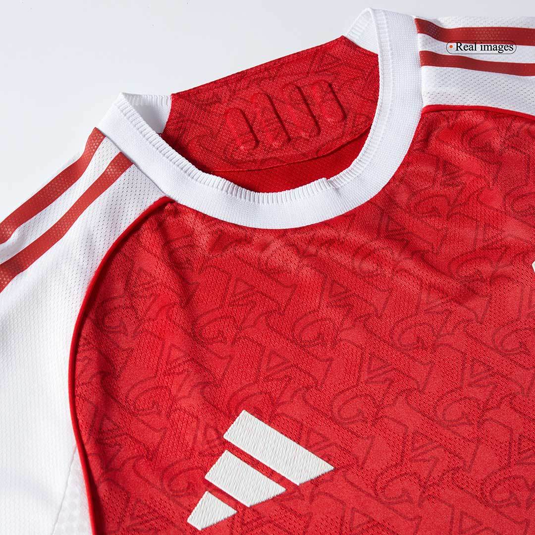Męska Koszulka Domowa Arsenal SALIBA #2 Wersja Piłkarska 2025/26 - Slim Fit - Topowe Koszulki Pilkarskie Sklep Internetowy