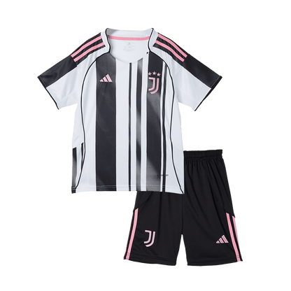 Dziecięcy Zestaw Domowy Juventus (Koszulka+Spodenki) 2025/26 - Topowe Koszulki Pilkarskie Sklep Internetowy