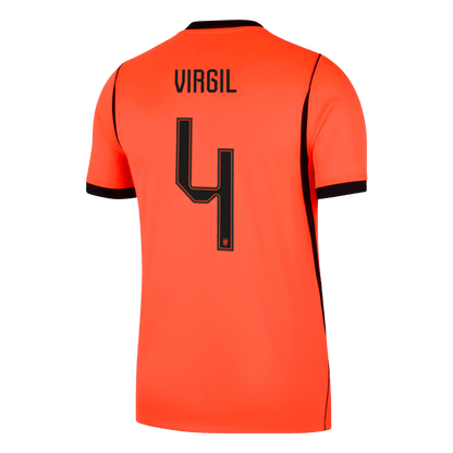 Męska koszulka Holandii domowa VIRGIL #4 - Mundial 2026