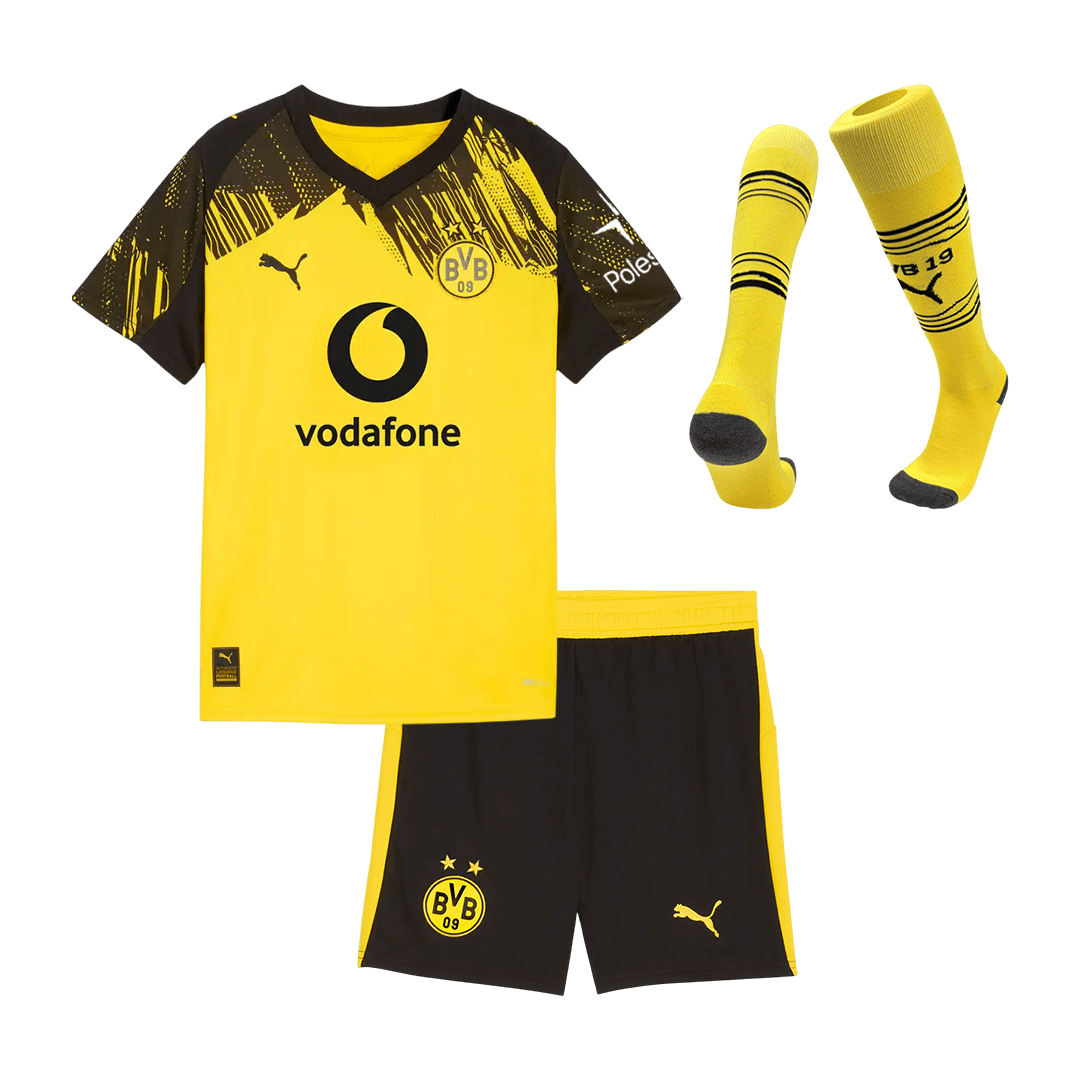 Dziecięcy Zestaw Domowa Borussia Dortmund (Koszulka + Spodenki + Skarpety) 2025/26