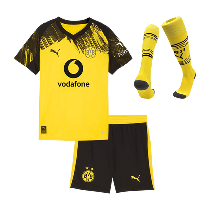 Dziecięcy Zestaw Domowa Borussia Dortmund (Koszulka + Spodenki + Skarpety) 2025/26