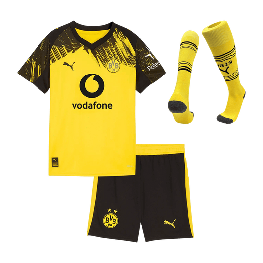 Dziecięcy Zestaw Domowa Borussia Dortmund (Koszulka + Spodenki + Skarpety) 2025/26