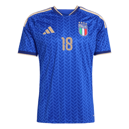 Męska Koszulka Domowa Italy BARELLA #18 World Cup 2026