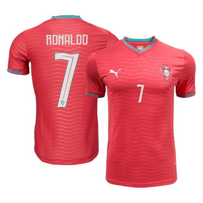 Męska Koszulka Domowa Portugal RONALDO #7 Wersja Piłkarska World Cup 2026 - Slim Fit
