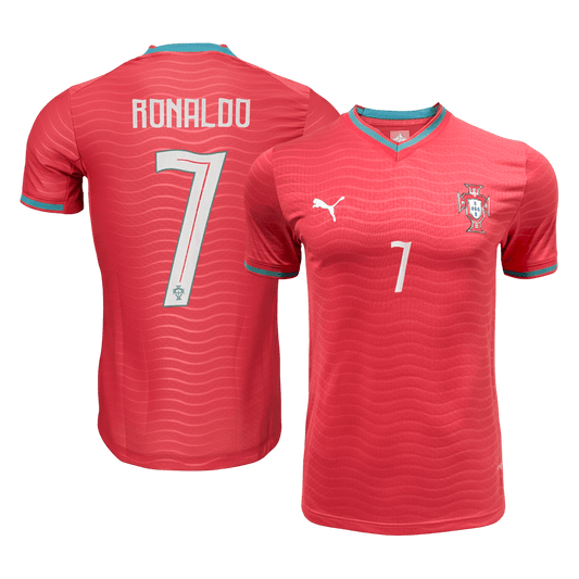 Męska Koszulka Domowa Portugal RONALDO #7 Wersja Piłkarska World Cup 2026 - Slim Fit