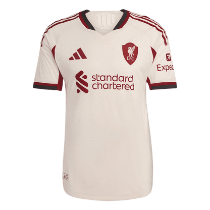 Męska Koszulka Wyjazdowa Liverpool Wersja Piłkarska 25/26 - Slim Fit - Topowe Koszulki Pilkarskie Sklep Internetowy