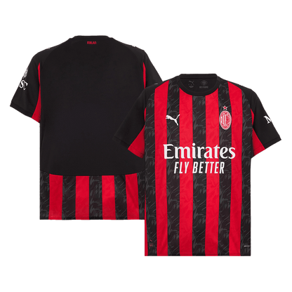 Męska Koszulka Domowa AC Milan 2025/26 - Topowe Koszulki Pilkarskie Sklep Internetowy