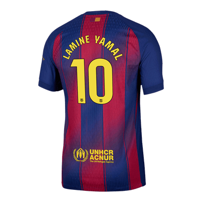 Męska Koszulka Domowa Barcelona LAMINE YAMAL #10 Wersja Piłkarska 2025/26 - Slim Fit - Topowe Koszulki Pilkarskie Sklep Internetowy