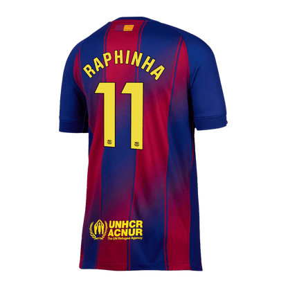 Męska Koszulka Domowa Barcelona RAPHINHA #11 2025/26 - Topowe Koszulki Pilkarskie Sklep Internetowy